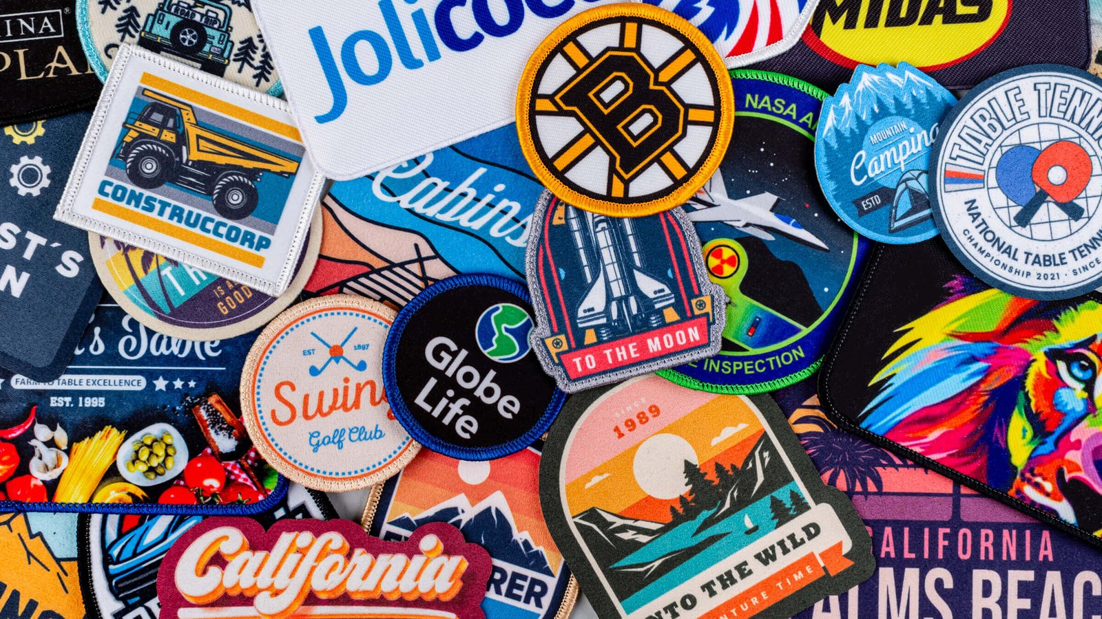 Custom sublimated patches made by Spirit Custom Store